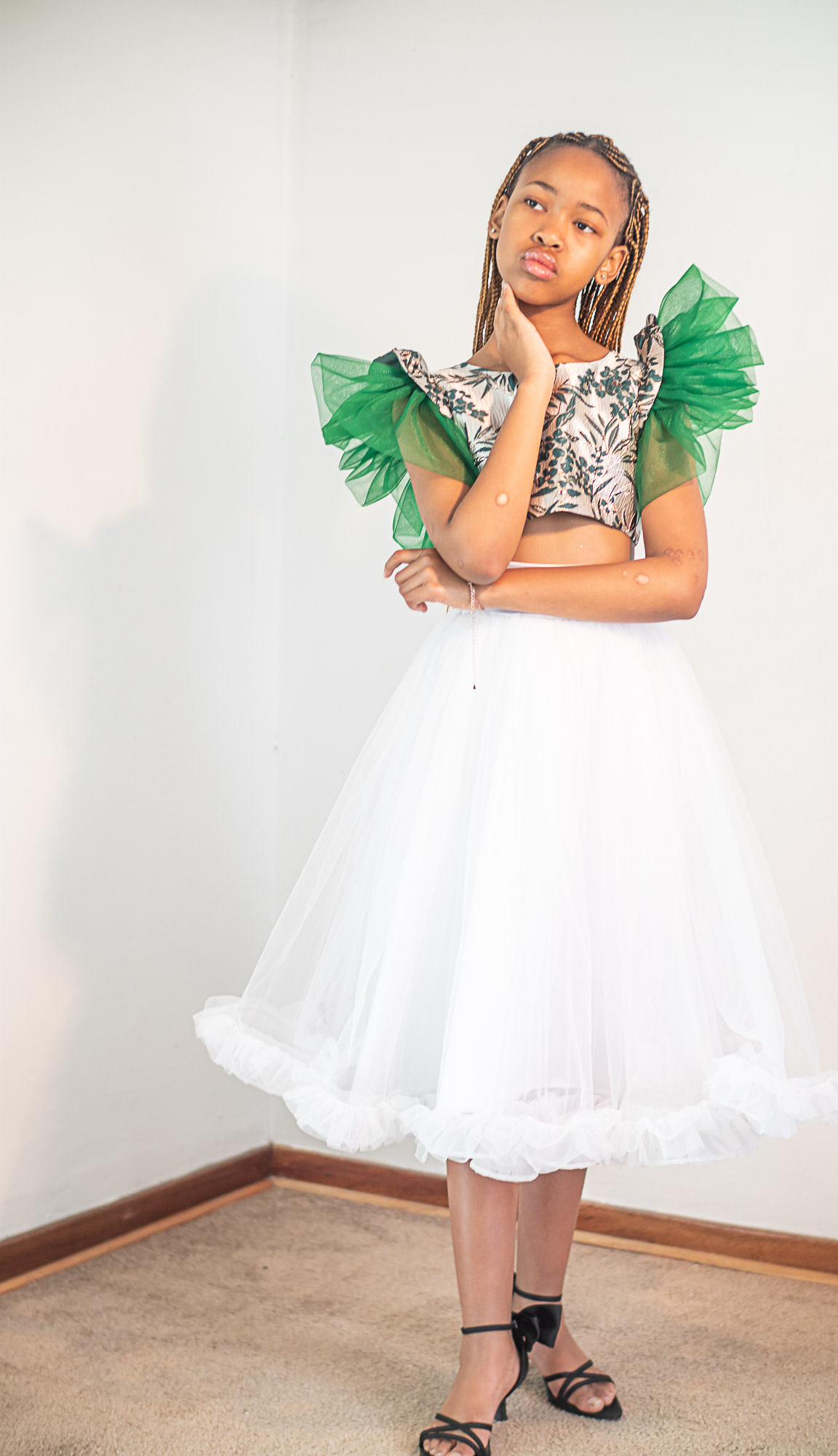 African print dress collection